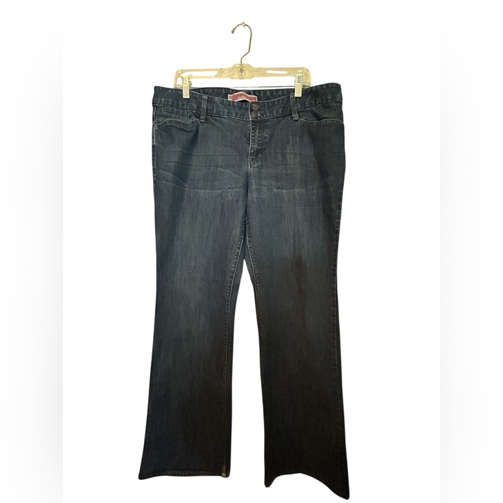 GAP Women's Curvy Flare Jeans - Dark Blue/Size 14